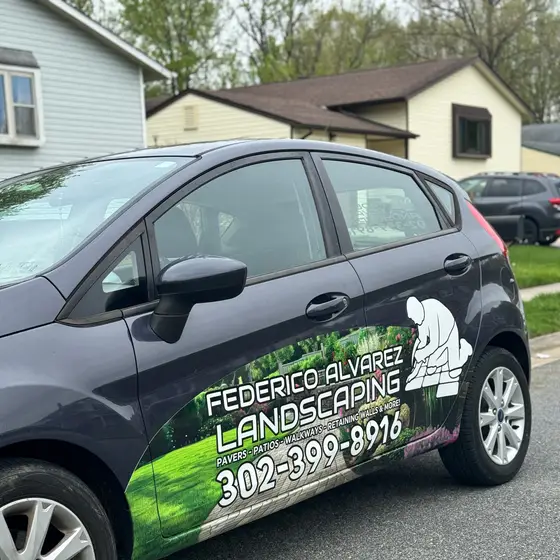 Landscaping fleet wrap — Landscaping company fleet wrap